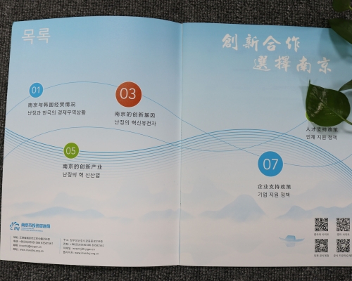 韩国、日本投资画册印刷